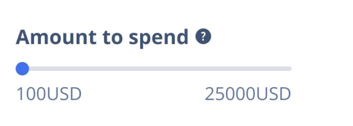 amount to spend